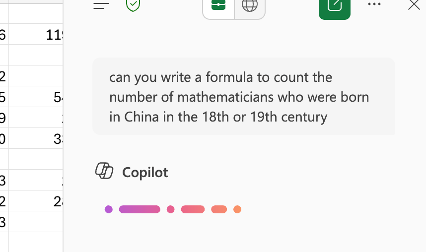 Utilisation de Copilot dans Excel pour rédiger des formules