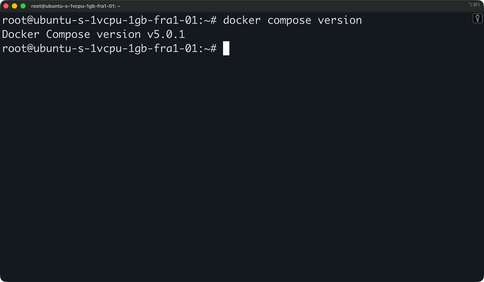 Docker Compose version on Ubuntu VM (2)