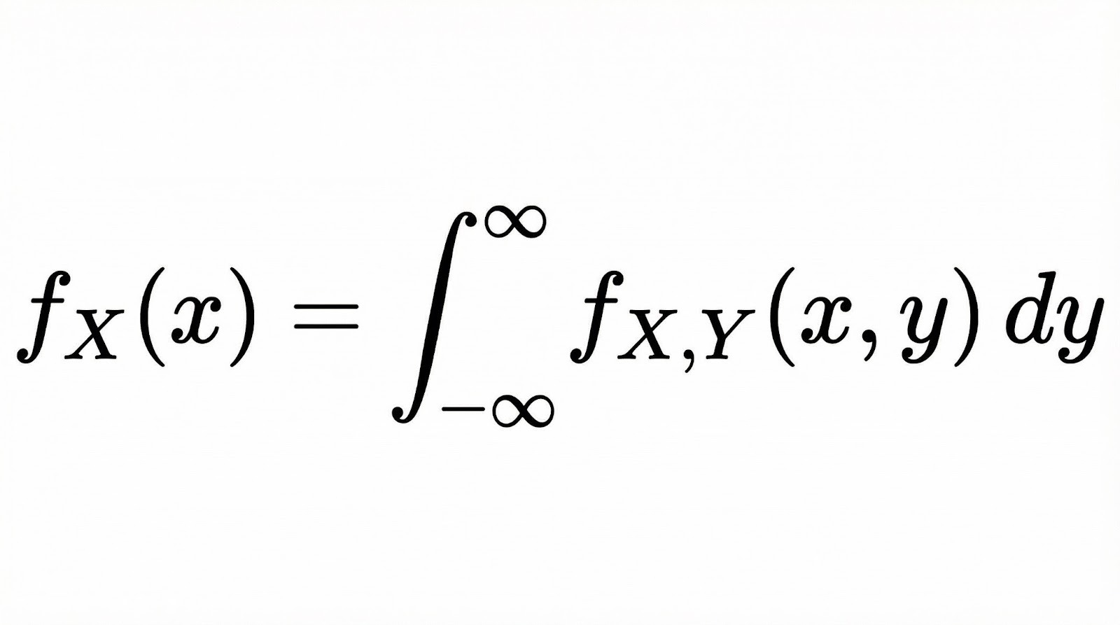 marginal probability density function formula