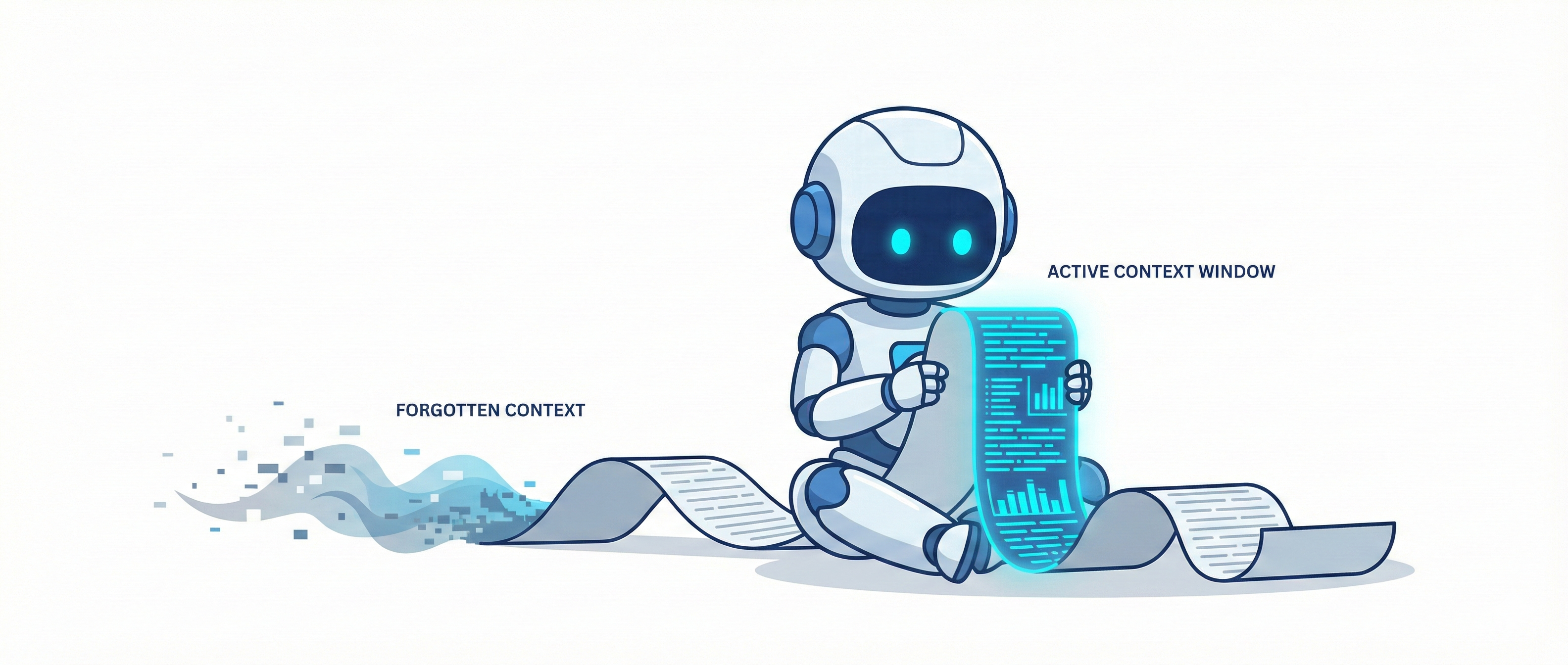 Ventana de contexto activa y contexto olvidado