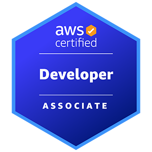 Badge AWS certified developer associate