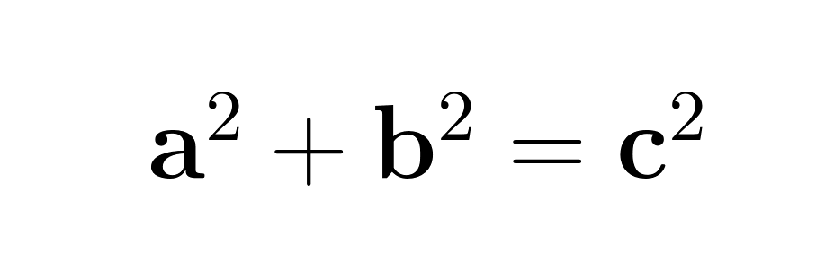 Formule du théorème de Pythagore