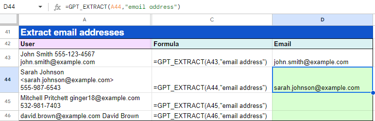 GPT_EXTRACT() en acción