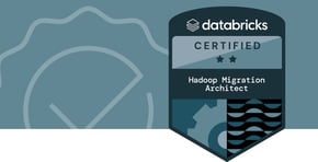 Hadoop migration architect Databricks certification logo