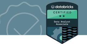 Data analyst Databricks certification logo