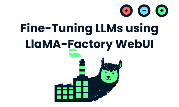 LLM’s finetunen met LlaMA-Factory WebUI omslagafbeelding