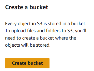 Criando um bucket S3