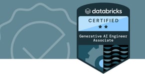 Generative AI engineer Databricks certification logo