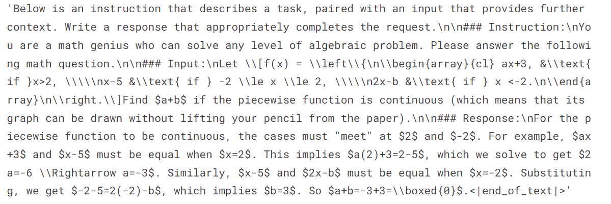 Conjunto de datos matemáticos de Cara de abrazo