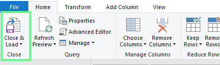 Option Schließen und Laden in Excel
