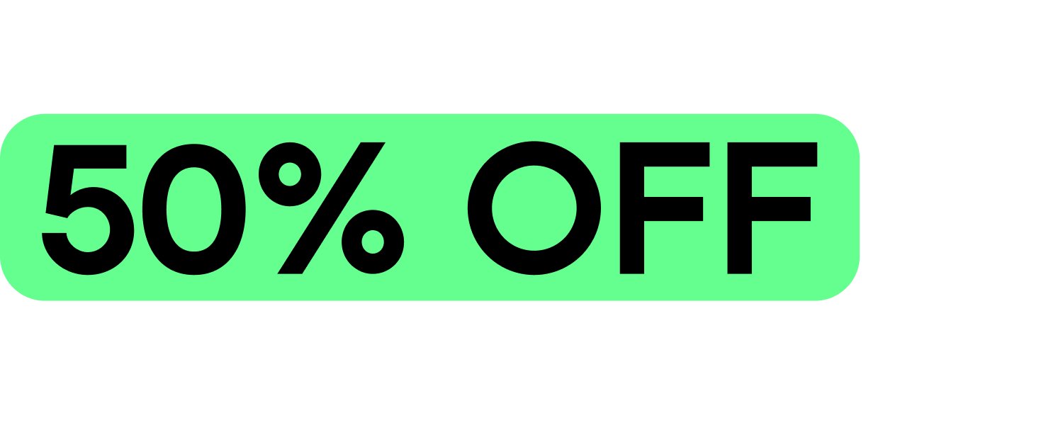 Promo Sale | 50% Off
