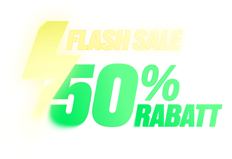 Promo | 50 % Rabatt