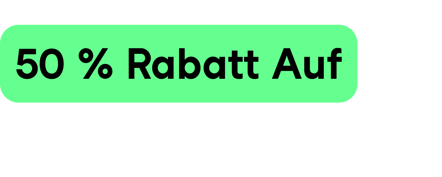 Promo | 50 % Rabatt