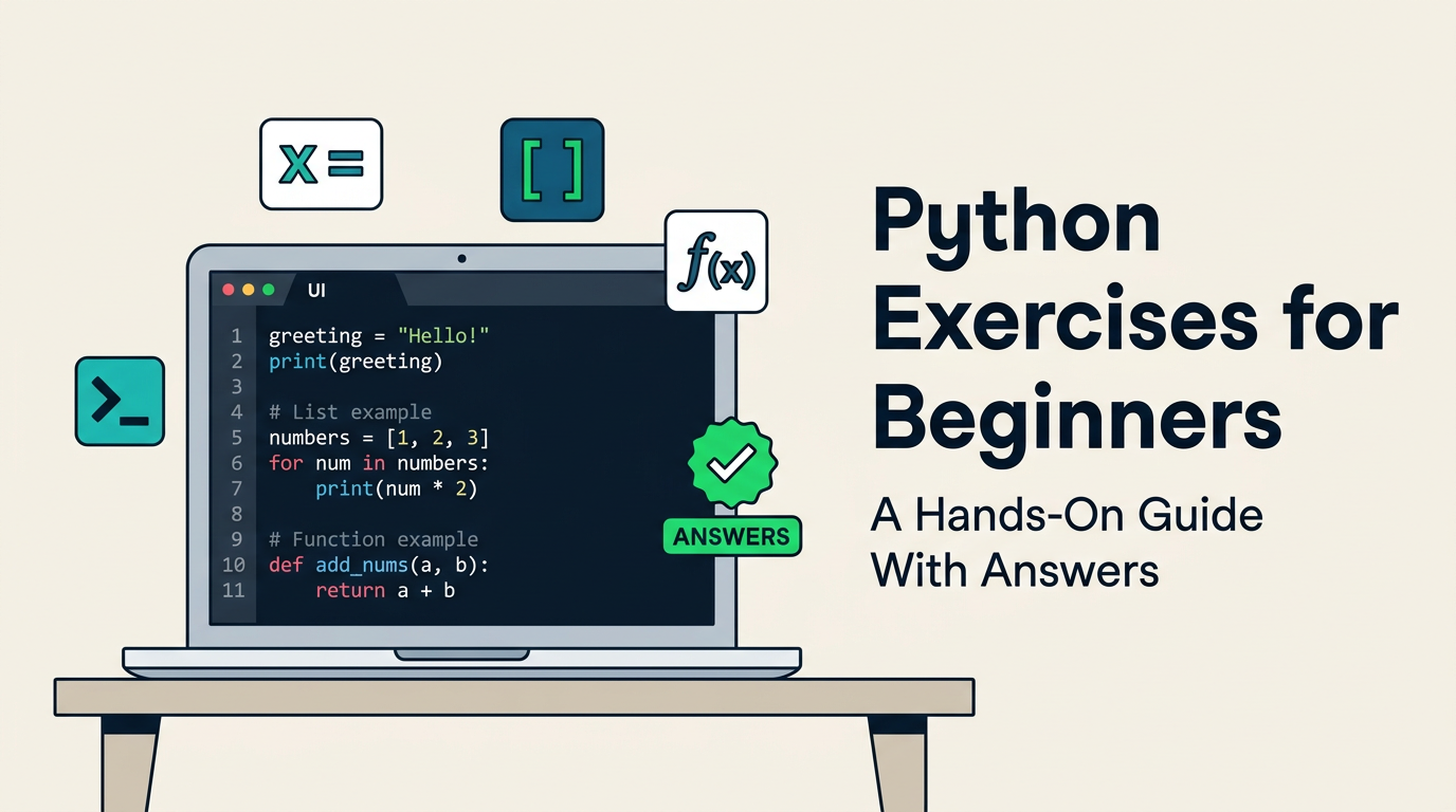Python Exercises for Beginners: A Hands-On Guide With Answers | DataCamp