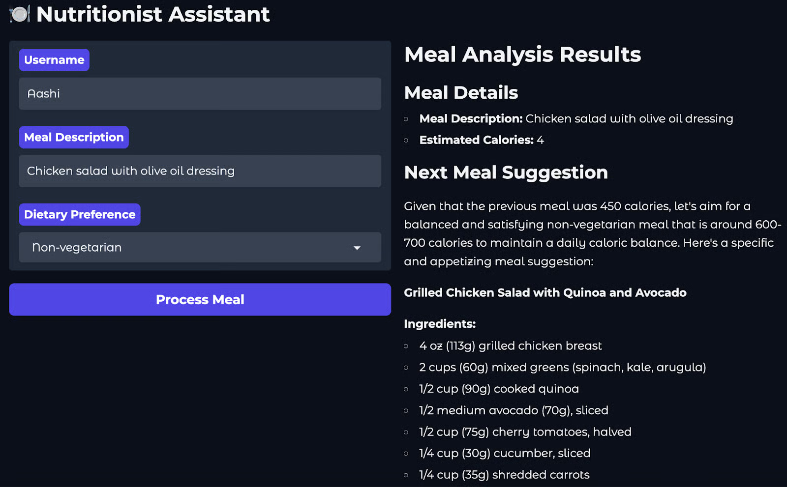 Nutrition Coach with Mistral Agents