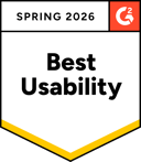 Best Usability - Spring 2026 (G2 Badge)