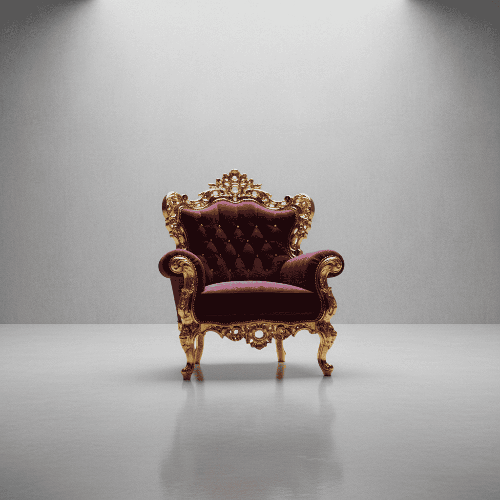 Same chair transformed to ornate Victorian baroque style.png