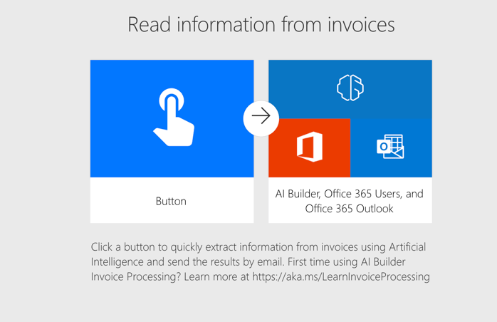 Scan invoices and email them using Power Automate