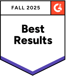 Best Results - Fall 2025 (G2 badge)