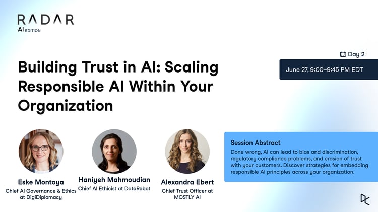 Building Trust in AI: Scaling Responsible AI Within Your Organization ...