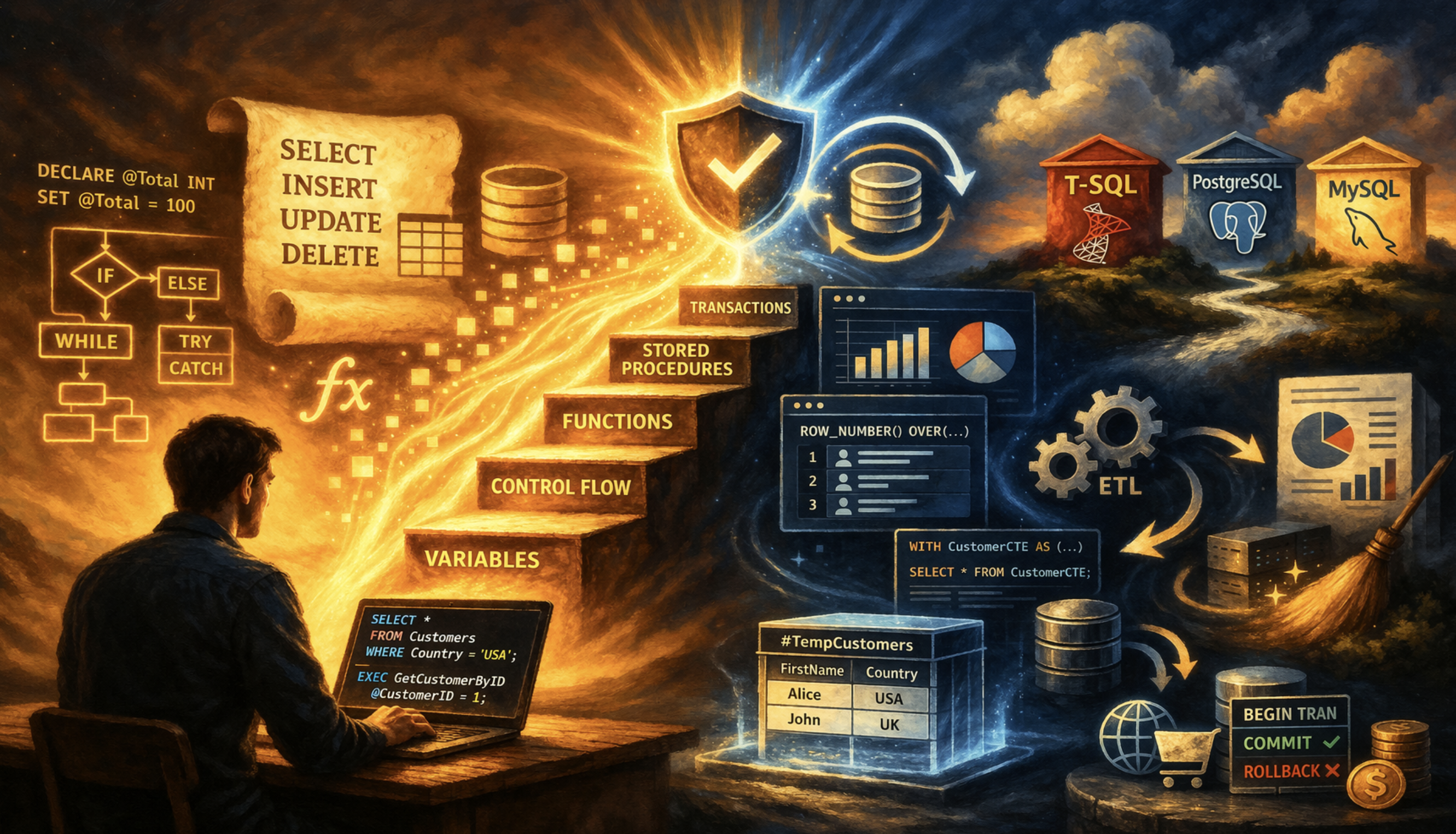 What Is T-SQL? A Guide to Transact-SQL for SQL Server | DataCamp