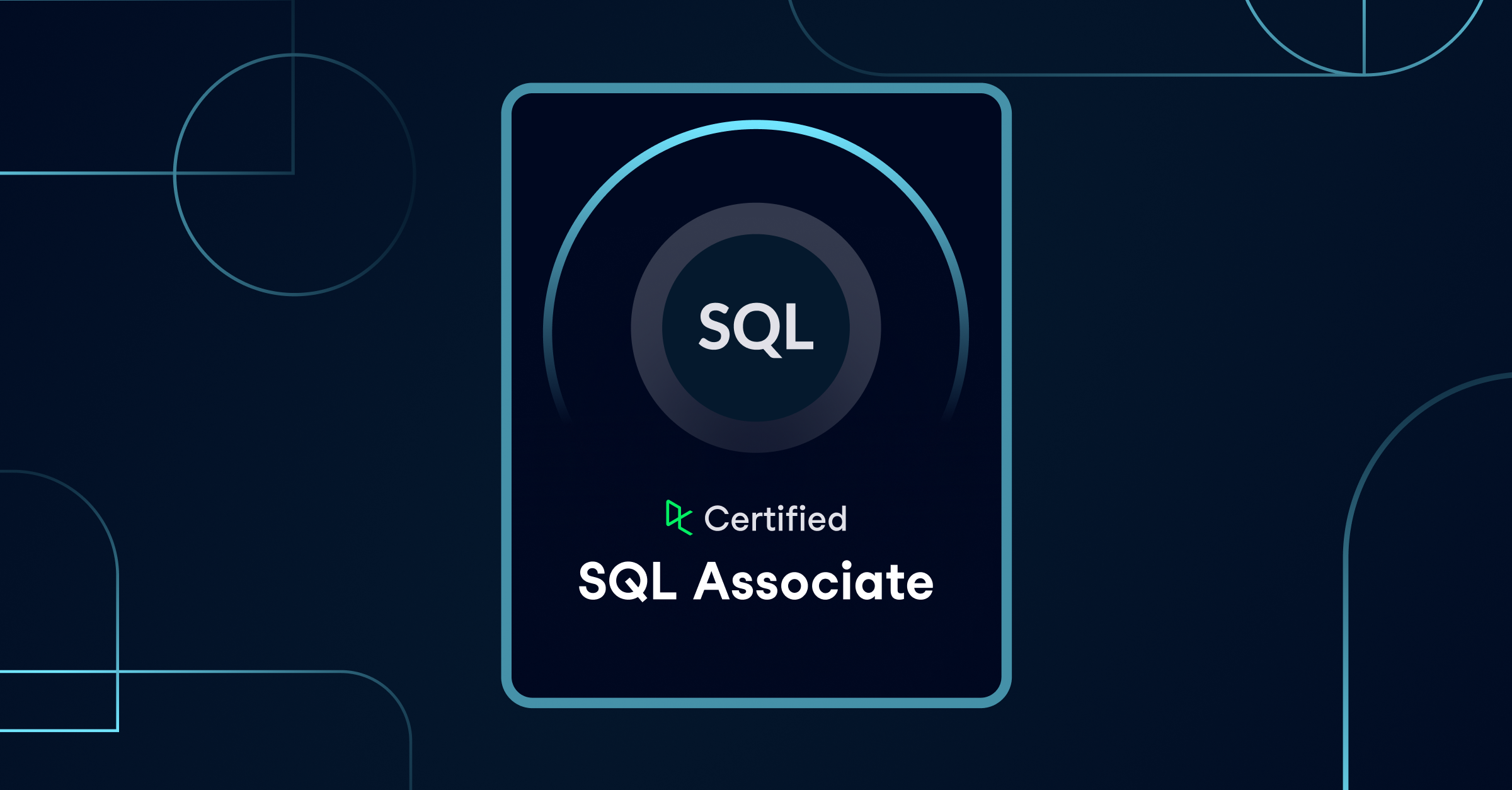 Moyra P's SQL Associate certificate