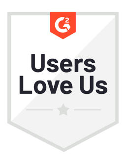 G2 Badge | Users Love Us