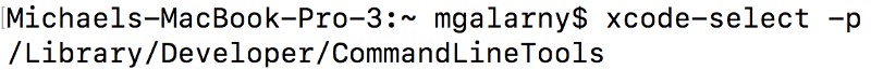 command example
