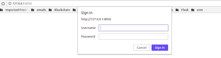 dash application sign in