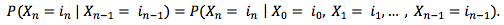 Markov property