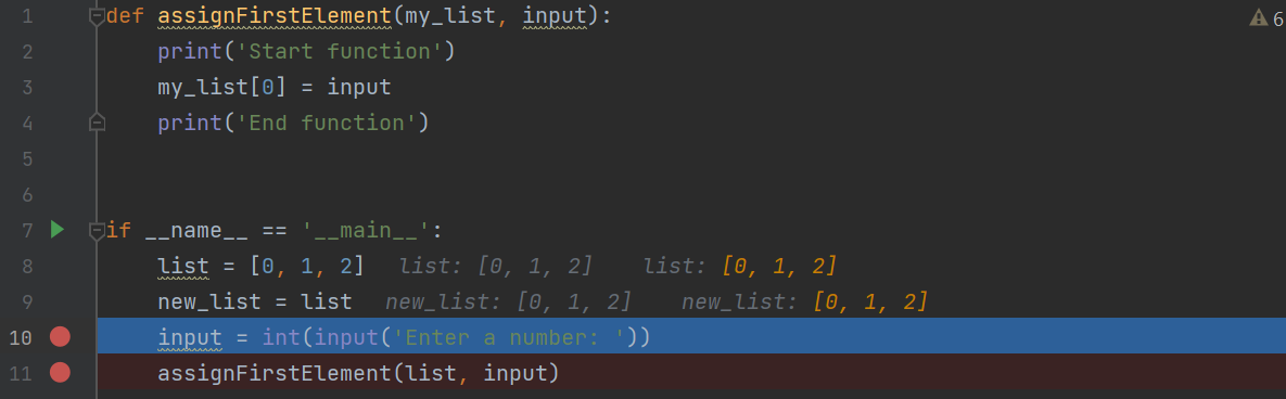 That being said, you can simply place some breakpoints through your file as follows