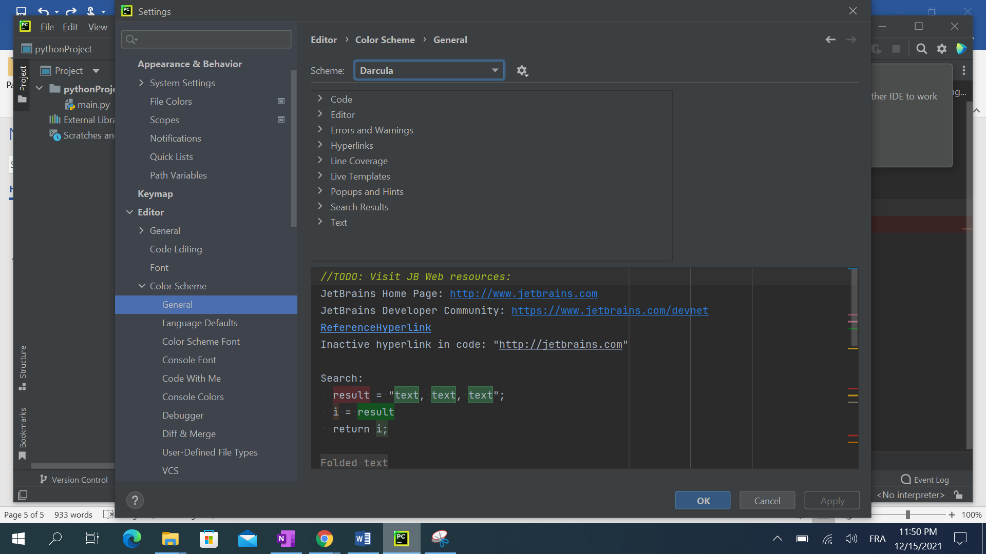 Customize your editor theme