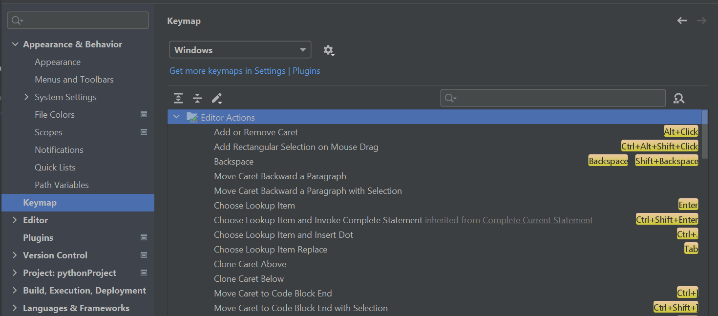Change your Shortcuts