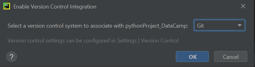Pycharm version control integrations