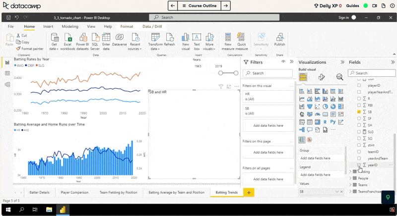 Ferramentas de visualização de dados Power BI desktop
