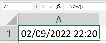 Excel NOW.