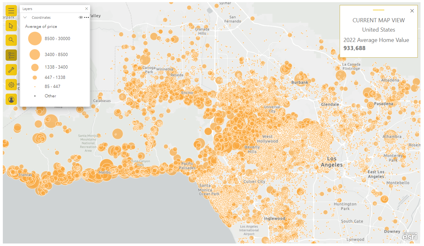 ArcGIS for Power BI Visualization