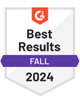 Best Results - Fall 2024 (G2 badge)