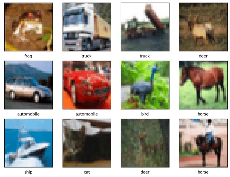 Sample images from the training data