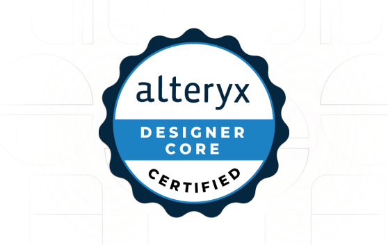 Alteryx Certification badge