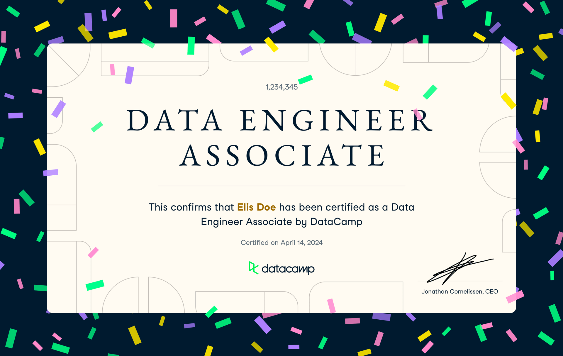Data engineer career certification datacamp
