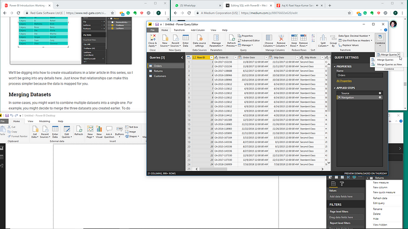 Merging Datasets