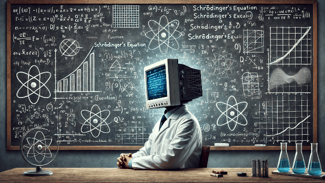 OpenAI o1 depiction as a human with a computer instead of his head