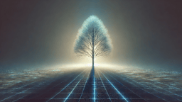 Digital tree representing the idea of an isolation forest algorithm